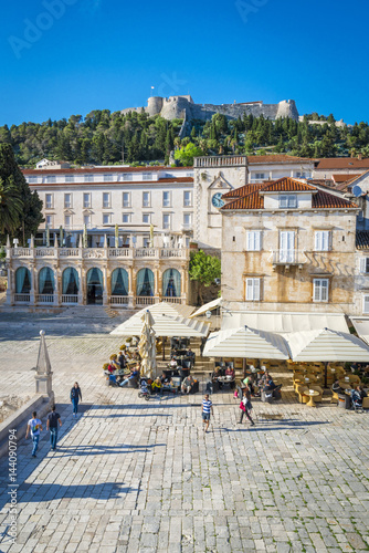 Wallpaper Mural Amazing Hvar city, Hvar island, Croatia - Editorial use only. Torontodigital.ca