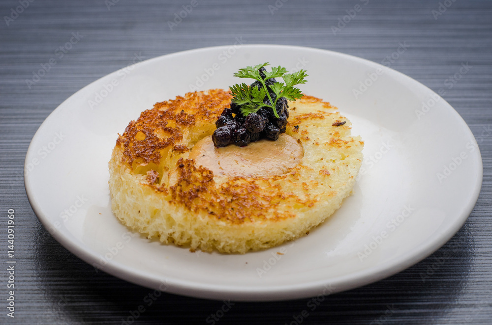 Foie Gras Toast with Caviar
