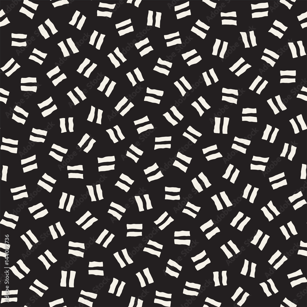 Vector Seamless Pattern. Abstract Background With Scattered Geometric Shapes. Vector Seamless Pattern. Abstract Background With Scattered Geometric Shapes.