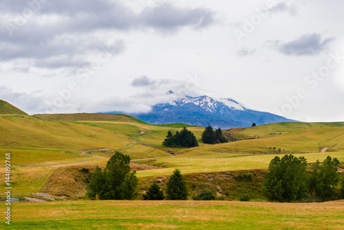 Ngauruhoe volcano in Tongariro National Park, New Zealand