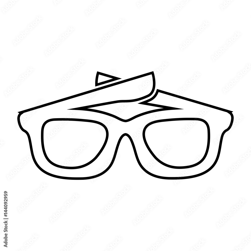 eye glass isolated icon vector illustration design eye glass isolated icon vector illustration design