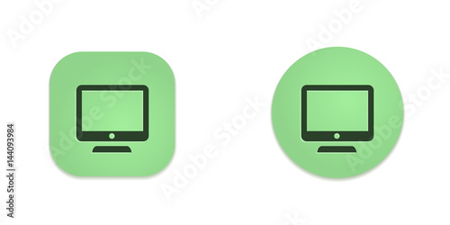 Vector Green Web Buttons