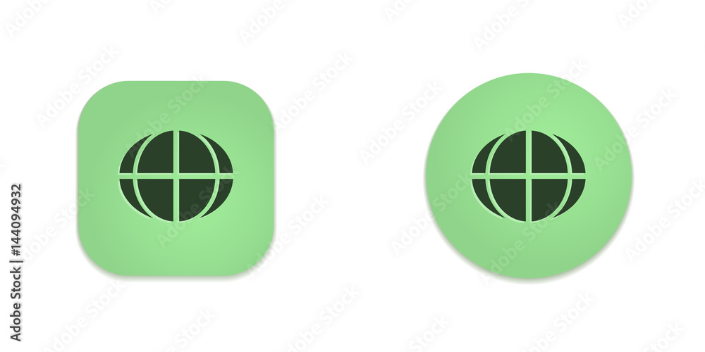 Vector Green Web Buttons Vector Green Web Buttons