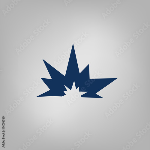 Explosion vector icon