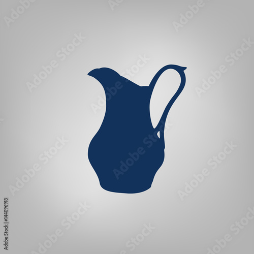 Milk jug vector illustration