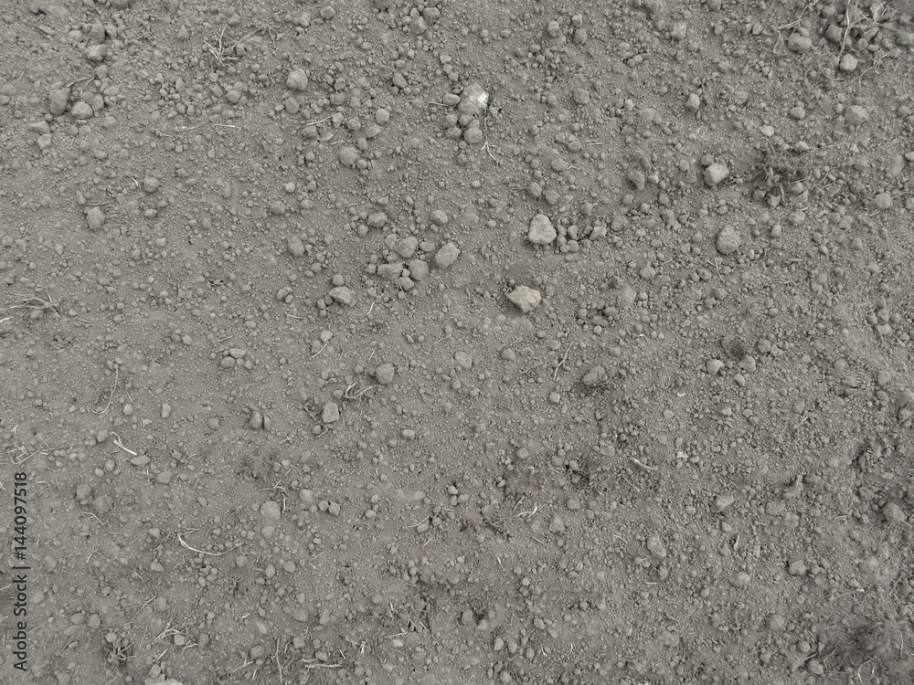 High angle view of brown ground . Soil texture background High angle view of brown ground . Soil texture background