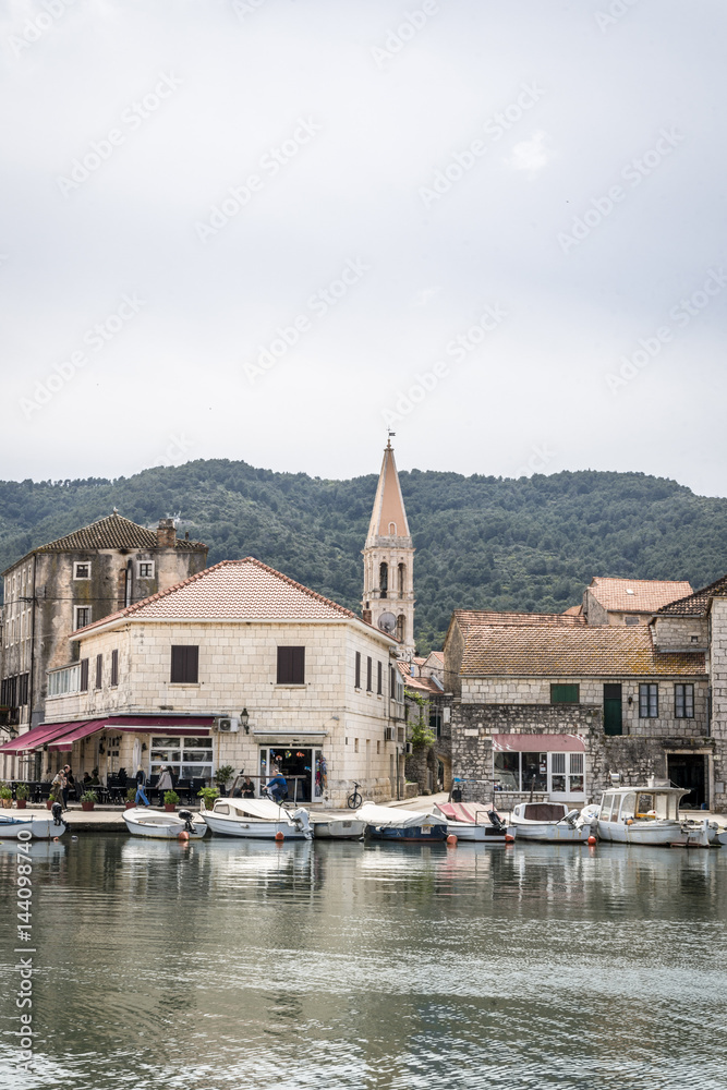 Fototapeta premium Stari Grad town on Hvar island, Croatia