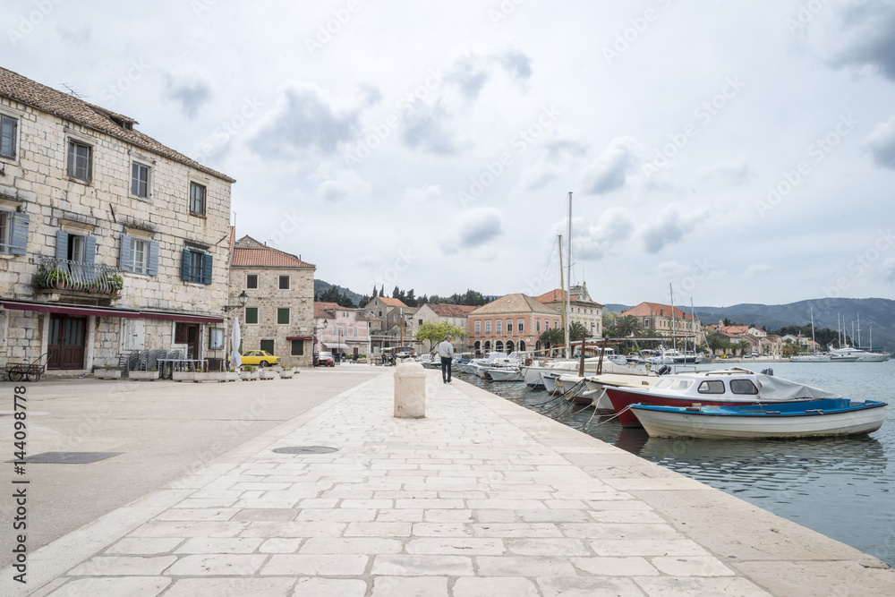 Obraz premium Stari Grad town on Hvar island, Croatia