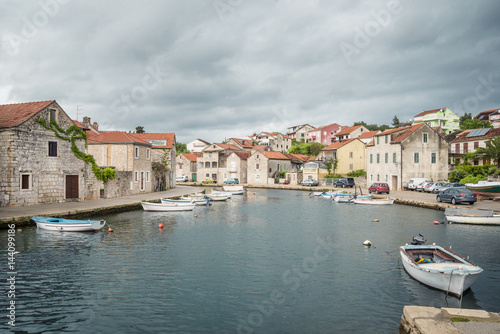 Small town on Hvar island - Vrboska  Croatia