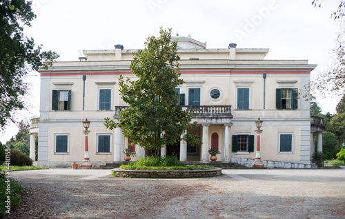 Fototapeta Naklejka Na Ścianę i Meble -  Mon Repos palace in Corfu island, Greece