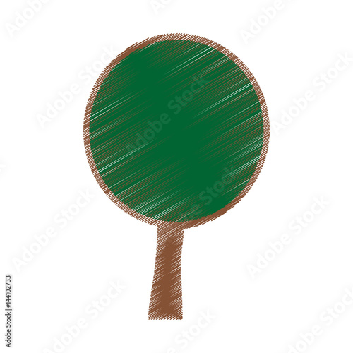 ping pong racket icon image vector illustration design 