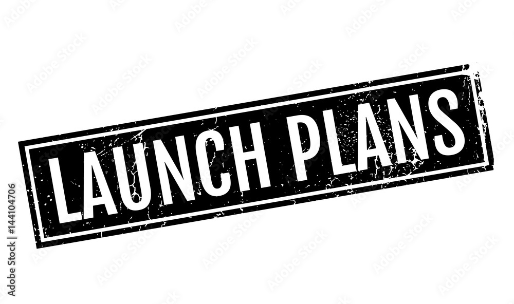 Launch Plans rubber stamp. Grunge design with dust scratches. Effects can be easily removed for a clean, crisp look. Color is easily changed. Launch Plans rubber stamp. Grunge design with dust scratches. Effects can be easily removed for a clean, crisp look. Color is easily changed.