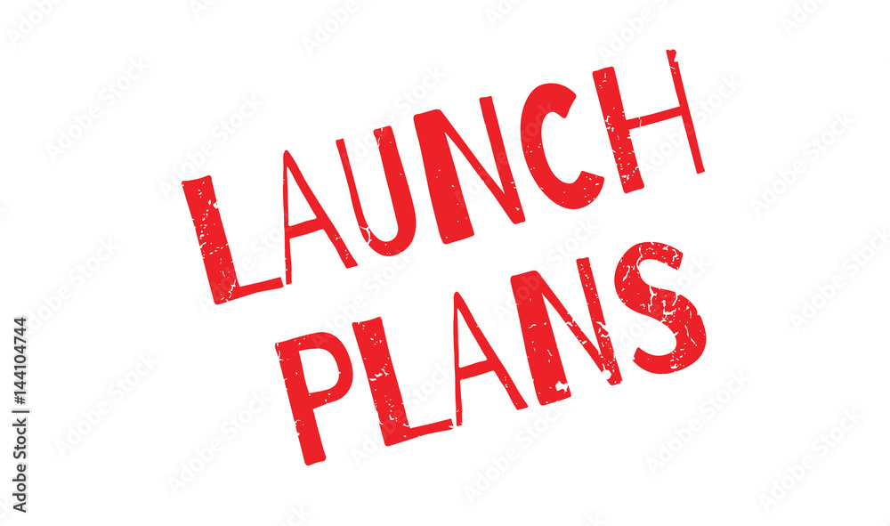 Launch Plans rubber stamp. Grunge design with dust scratches. Effects can be easily removed for a clean, crisp look. Color is easily changed. Launch Plans rubber stamp. Grunge design with dust scratches. Effects can be easily removed for a clean, crisp look. Color is easily changed.