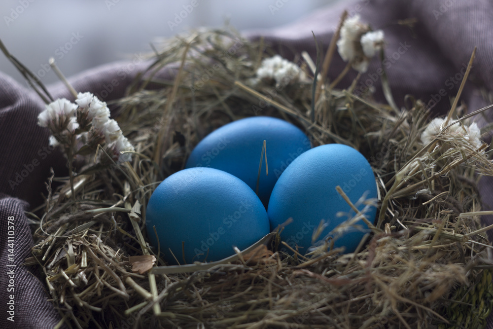 Easter, painted eggs. Easter, painted eggs.
