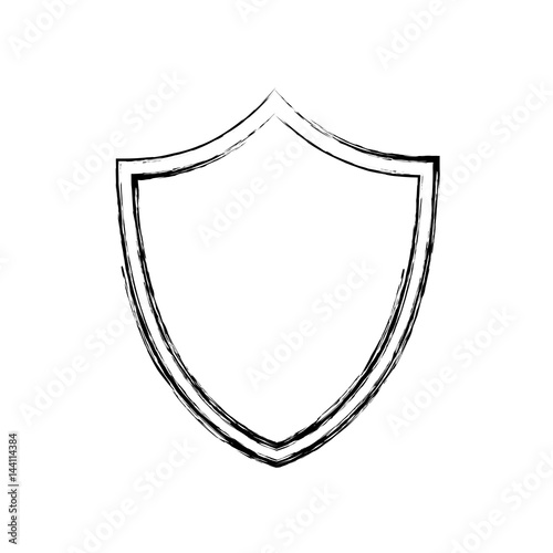 Shield emblem symbol icon vector illustration graphic design