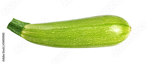 Fresh vegetable marrow isolated on white