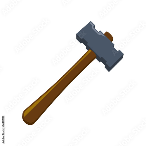 Construction tool equipment icon vector illustration graphic design