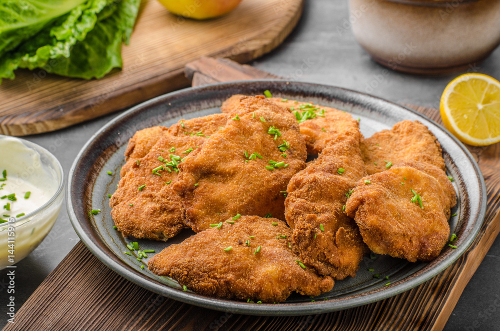 Breaded original schnitzel