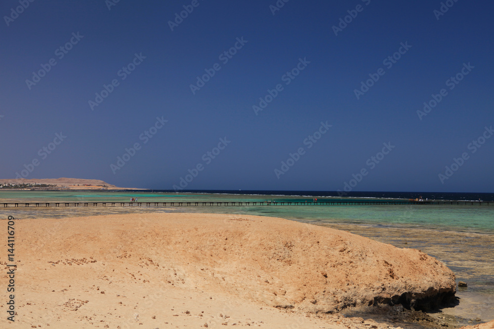 Marine landscape in Marsa Alam (Red Sea)