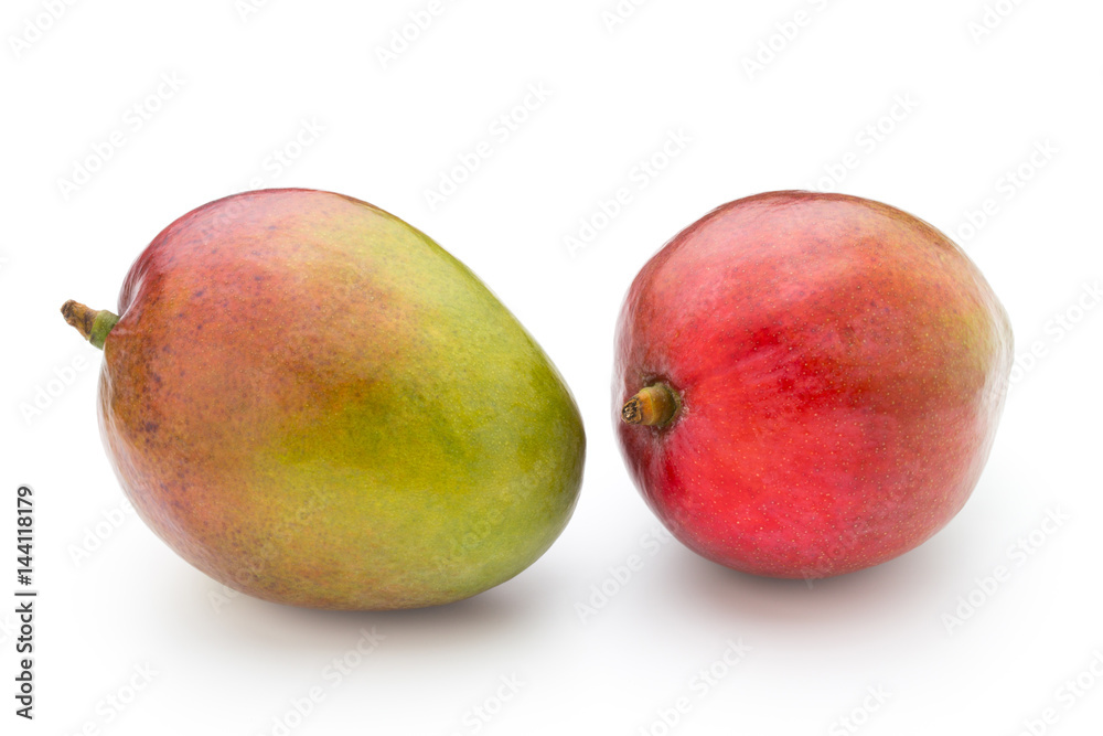Mango fruit isolated on white background . Mango fruit isolated on white background .