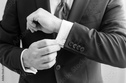 Foto White shirt and cufflink