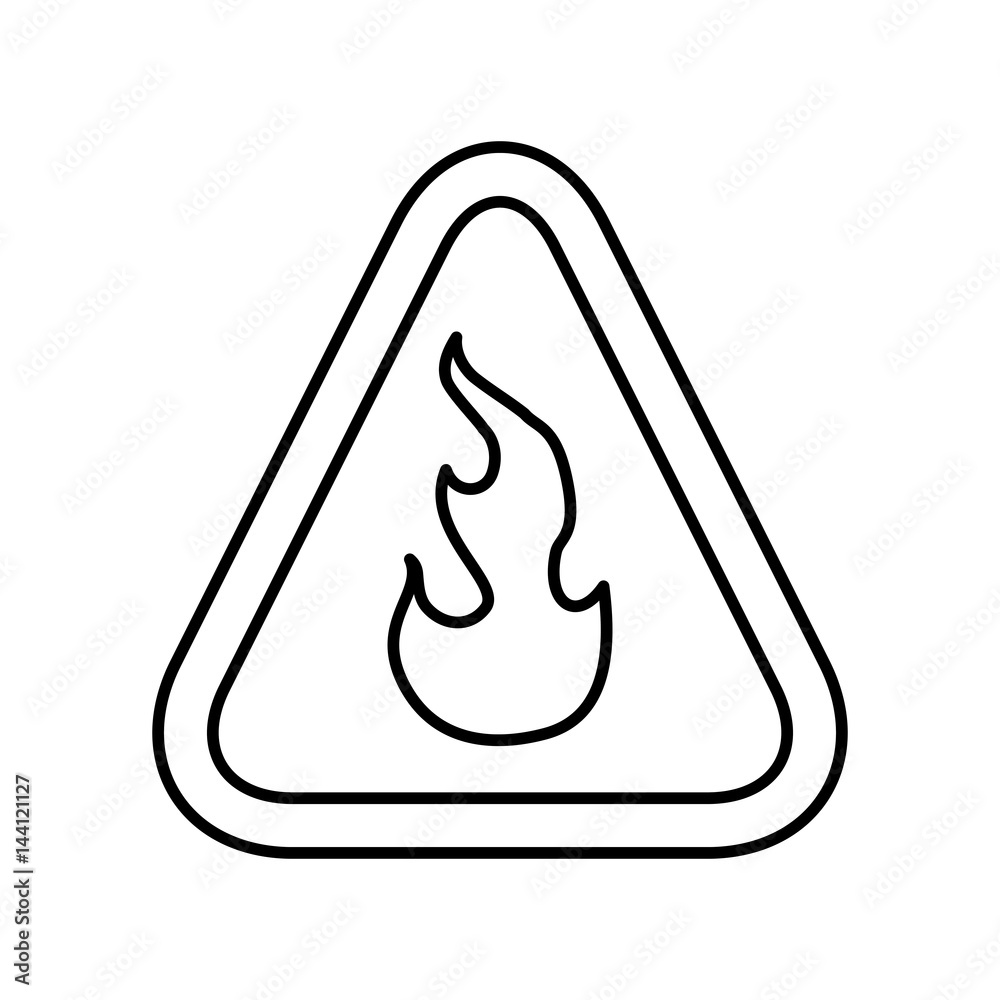 Flammable advert sign icon vector illustration graphic design Flammable advert sign icon vector illustration graphic design