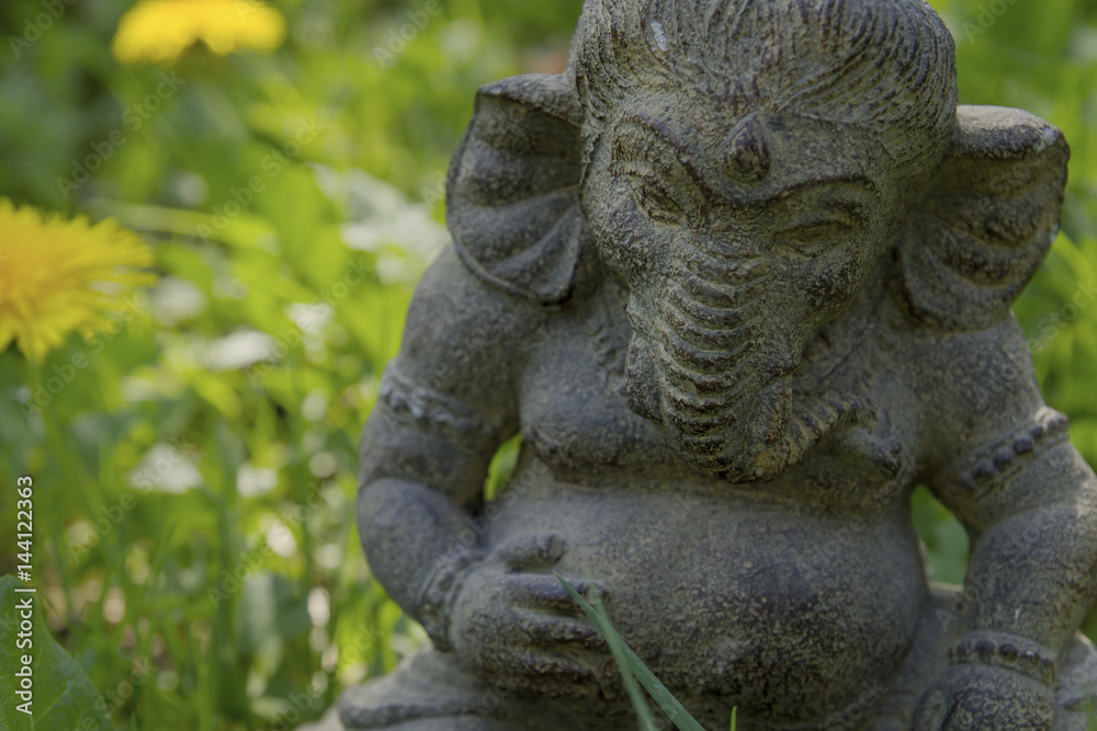 ganesh in a garden