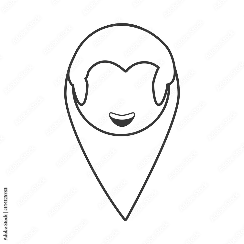 head woman female outline vector illustration eps 10 head woman female outline vector illustration eps 10