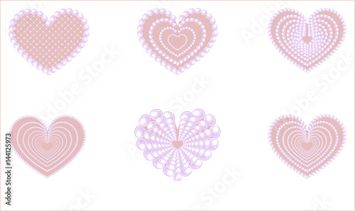 heart is pink glamourous