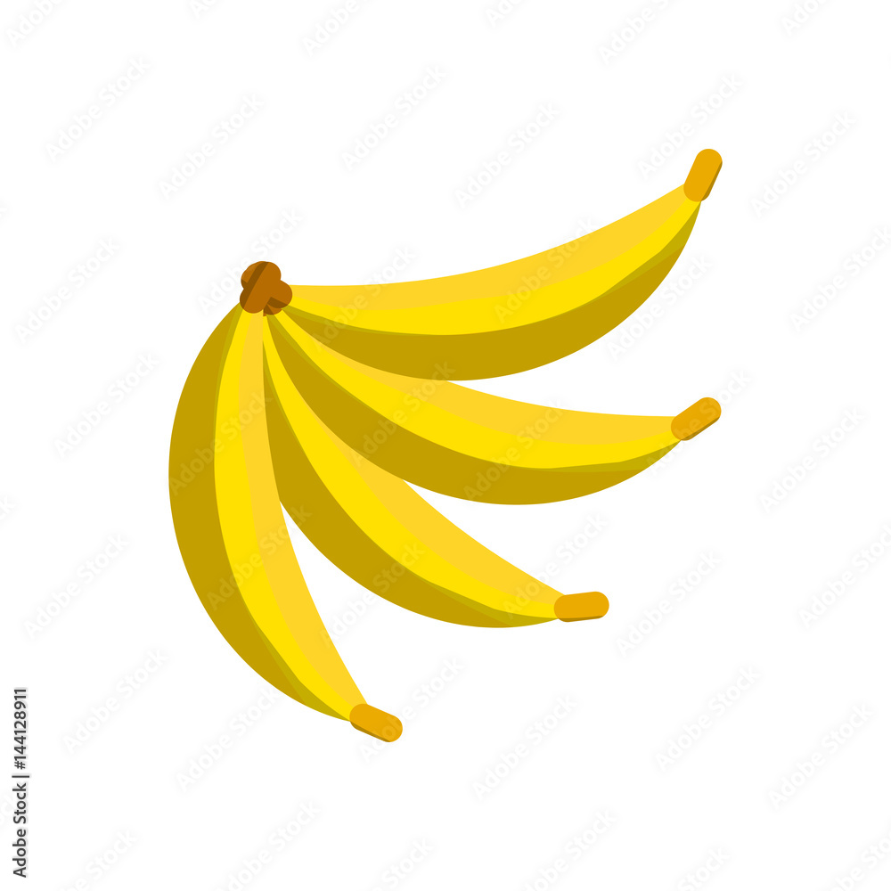 bananas fruit healthy meal vector illustration eps 10