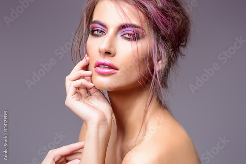 bright make-up cosmetics