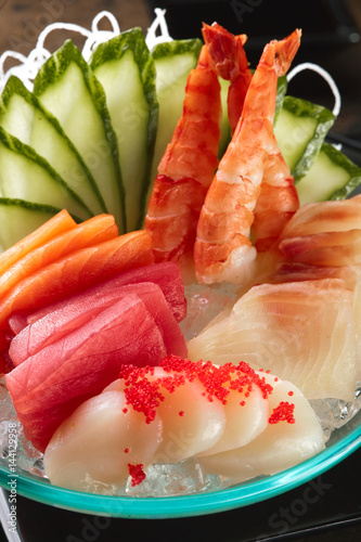 Mixed sashimi, big sashimi plate/ photo