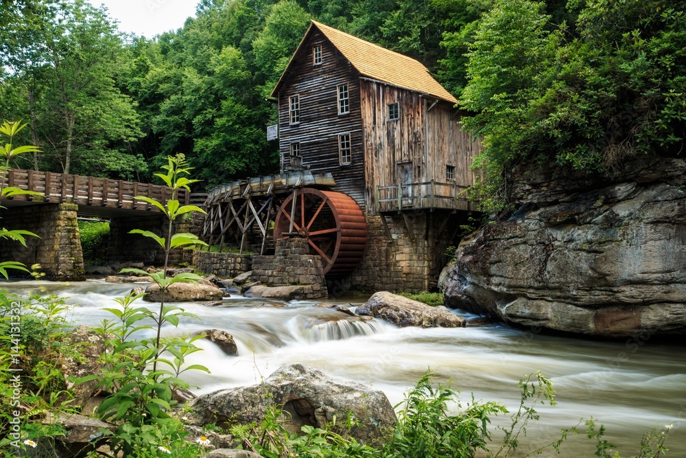 Slika na platnu Gris mill