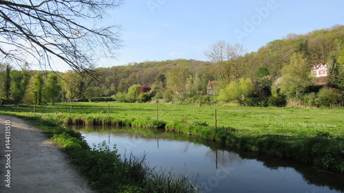 La vallée de La Bièvre, rivière à Buc 