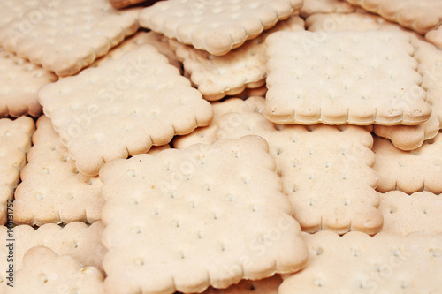 Biscuit pattern texture as background.