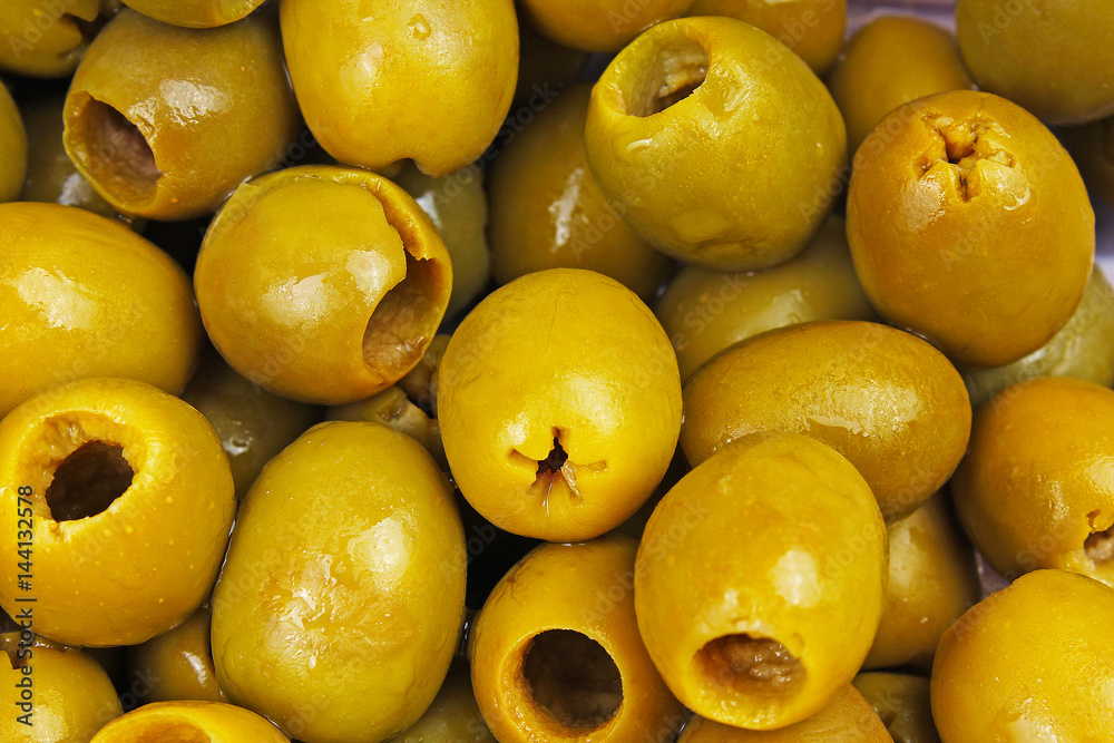 Olives closeup texture studio photo. Olives closeup texture studio photo.