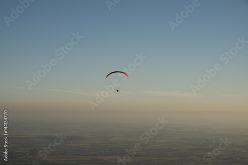 Paragliding from the Malvern Hills