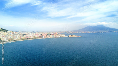 Beautiful landscape of Naples, Italy.