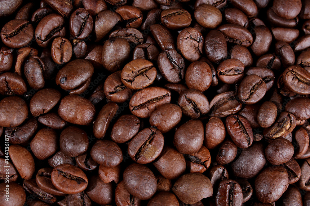 Naklejka premium Coffee beans.