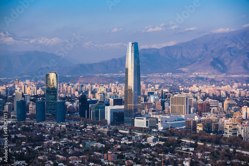 Financial District in Santiago