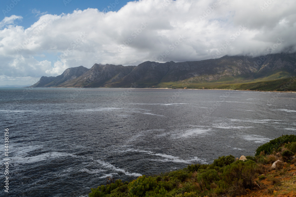 Cliffs and Beaches along a Coastal Road, Garden Route, Western Cape, South Africa