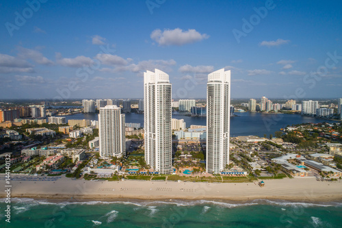Hotel towers in Sunny Isles Beach, Florida