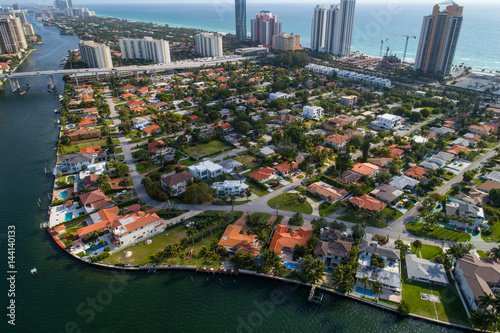 Aerial image of Golden Shores Sunny Isles Beach photo