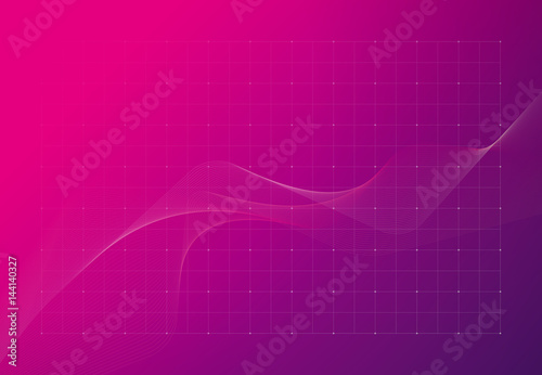 ビジネス　イメージ　ラインアート（マゼンタ）