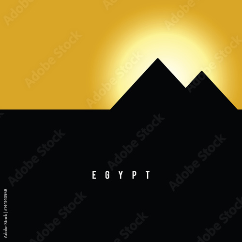 pyramid egypt famous ancient history illustration