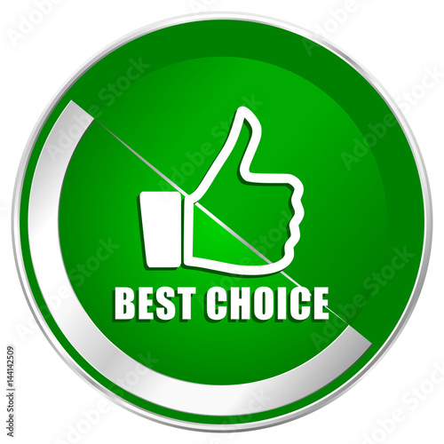 Best choice green icon.