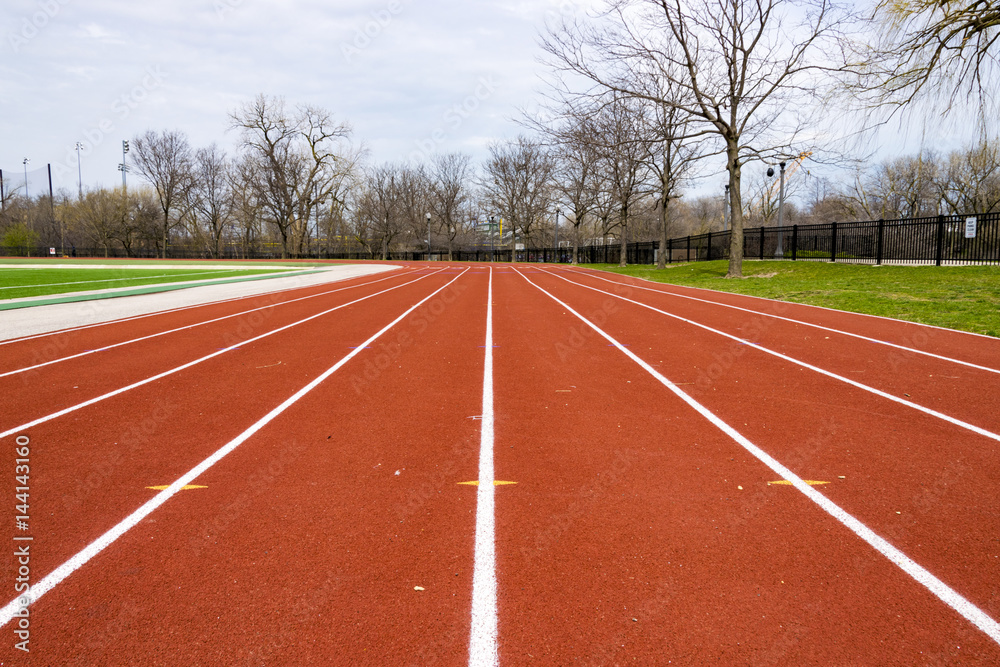 Oval Running Track