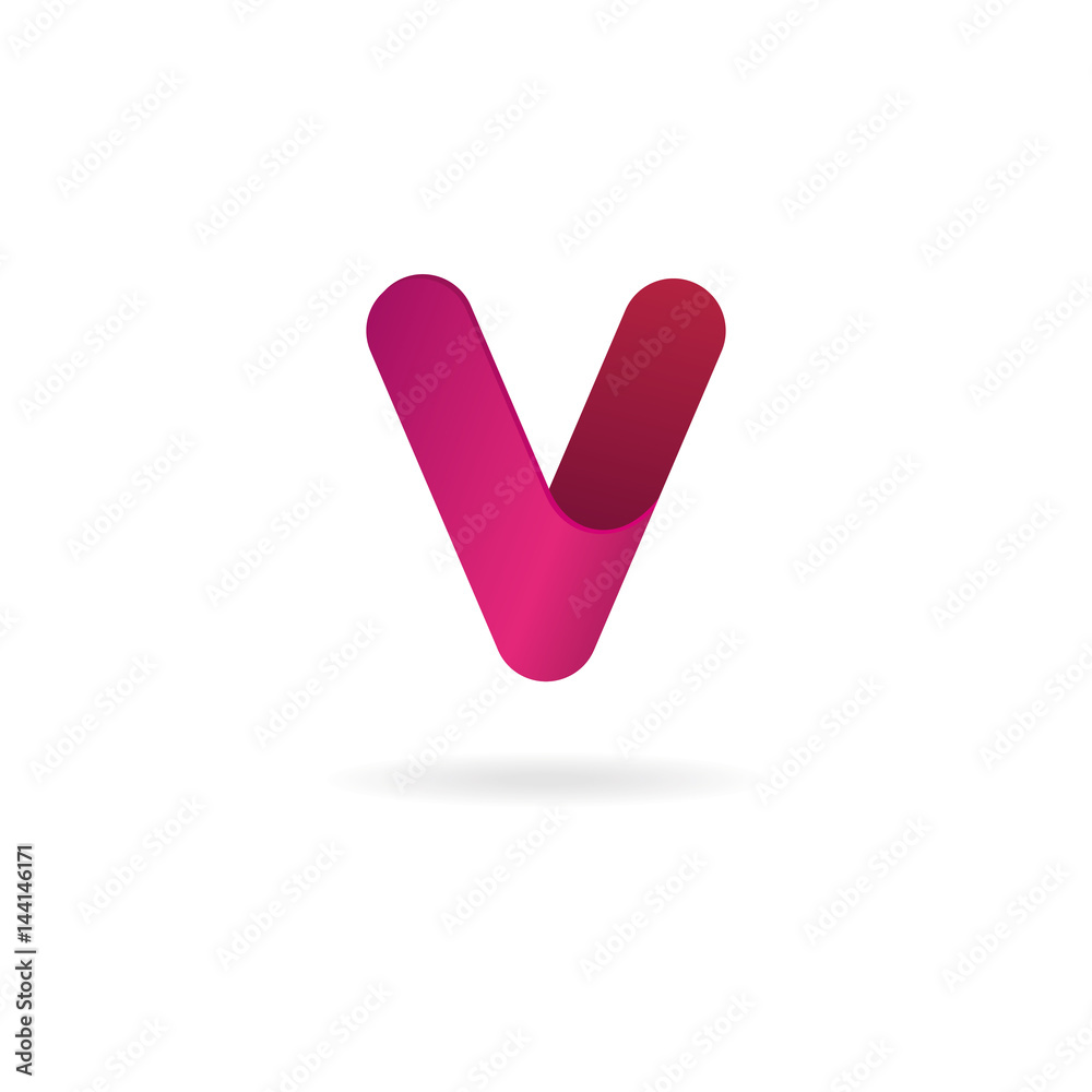 Letter V logo. Vector icon design template Letter V logo. Vector icon design template