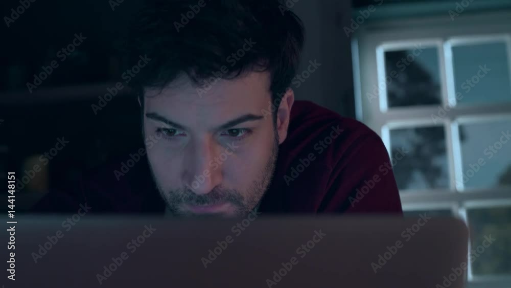 Young businessman using laptop Young businessman using laptop