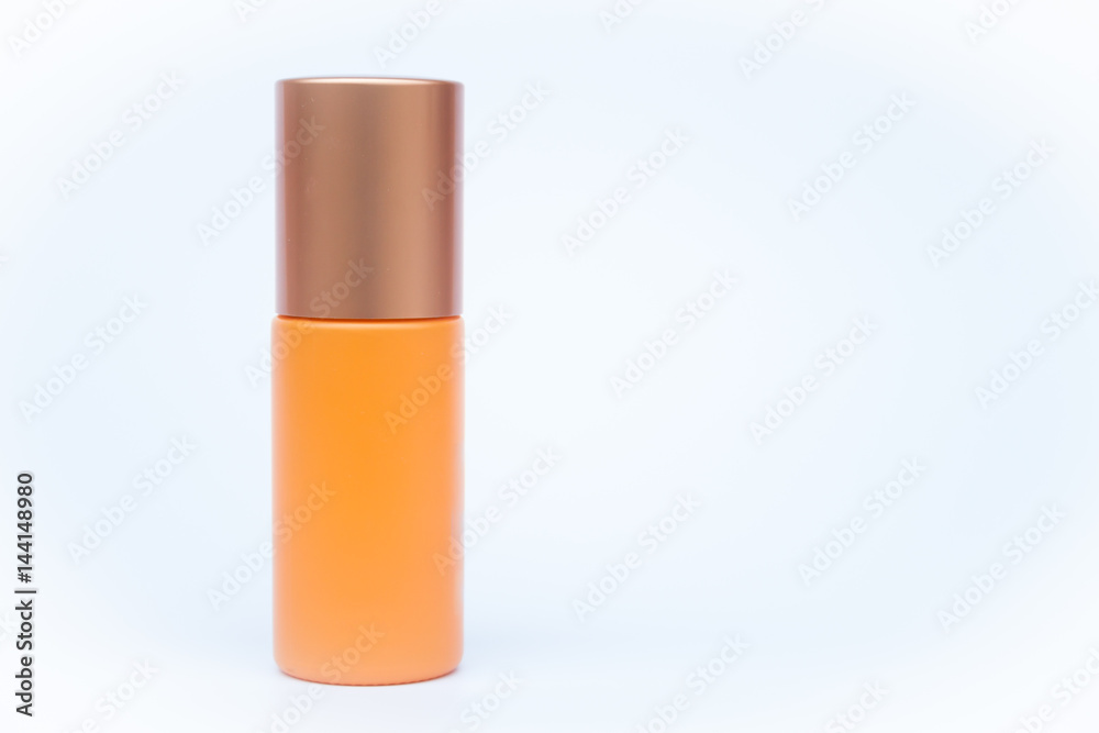 Cosmetic bottle isolated on white background Cosmetic bottle isolated on white background